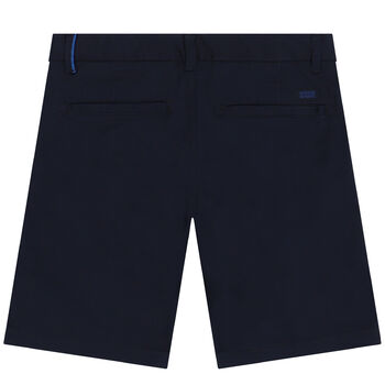 Boys Navy Blue Chino Shorts