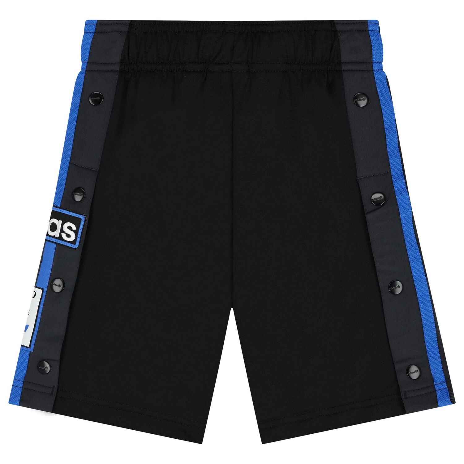 Black & Blue Logo Shorts, 1, hi-res