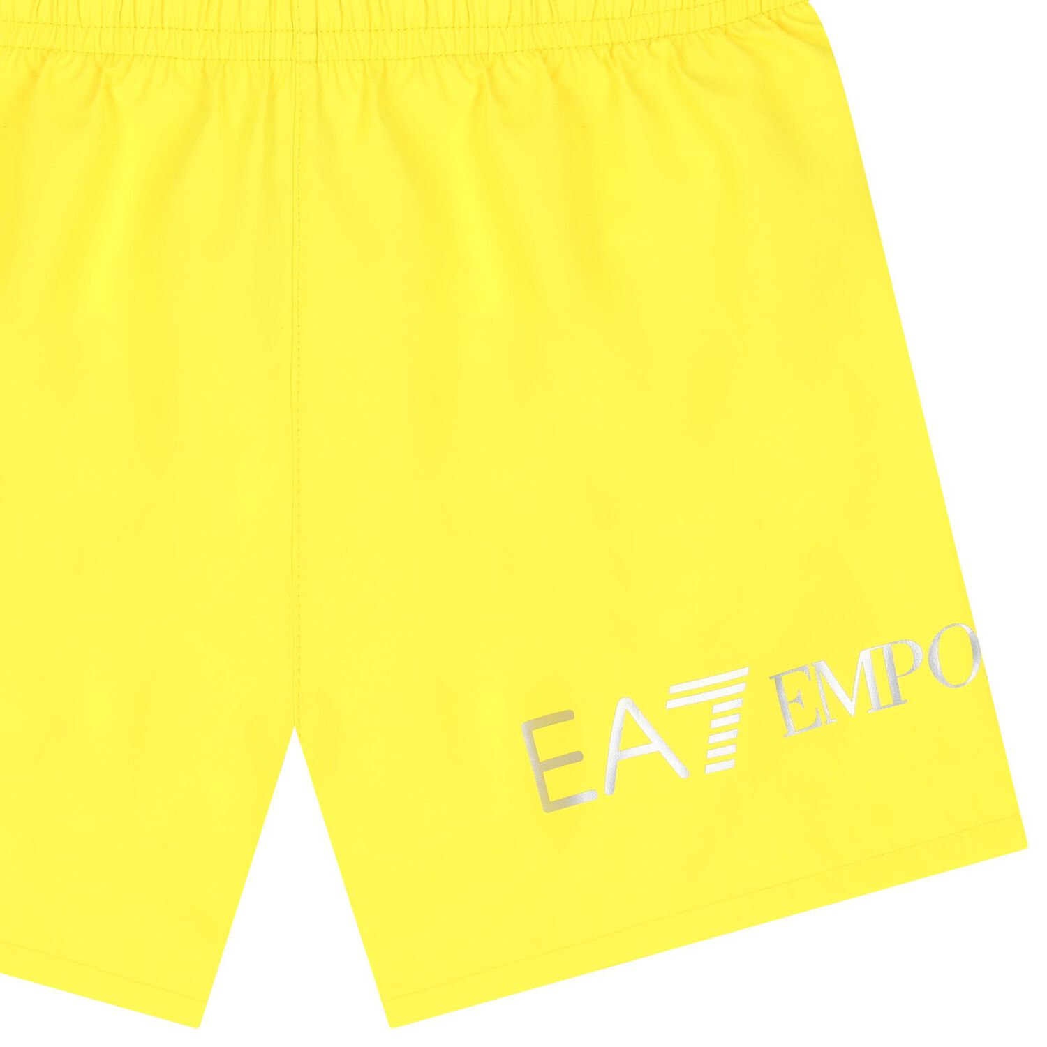 Boys Yellow Logo Swim Shorts, 1, hi-res image number null