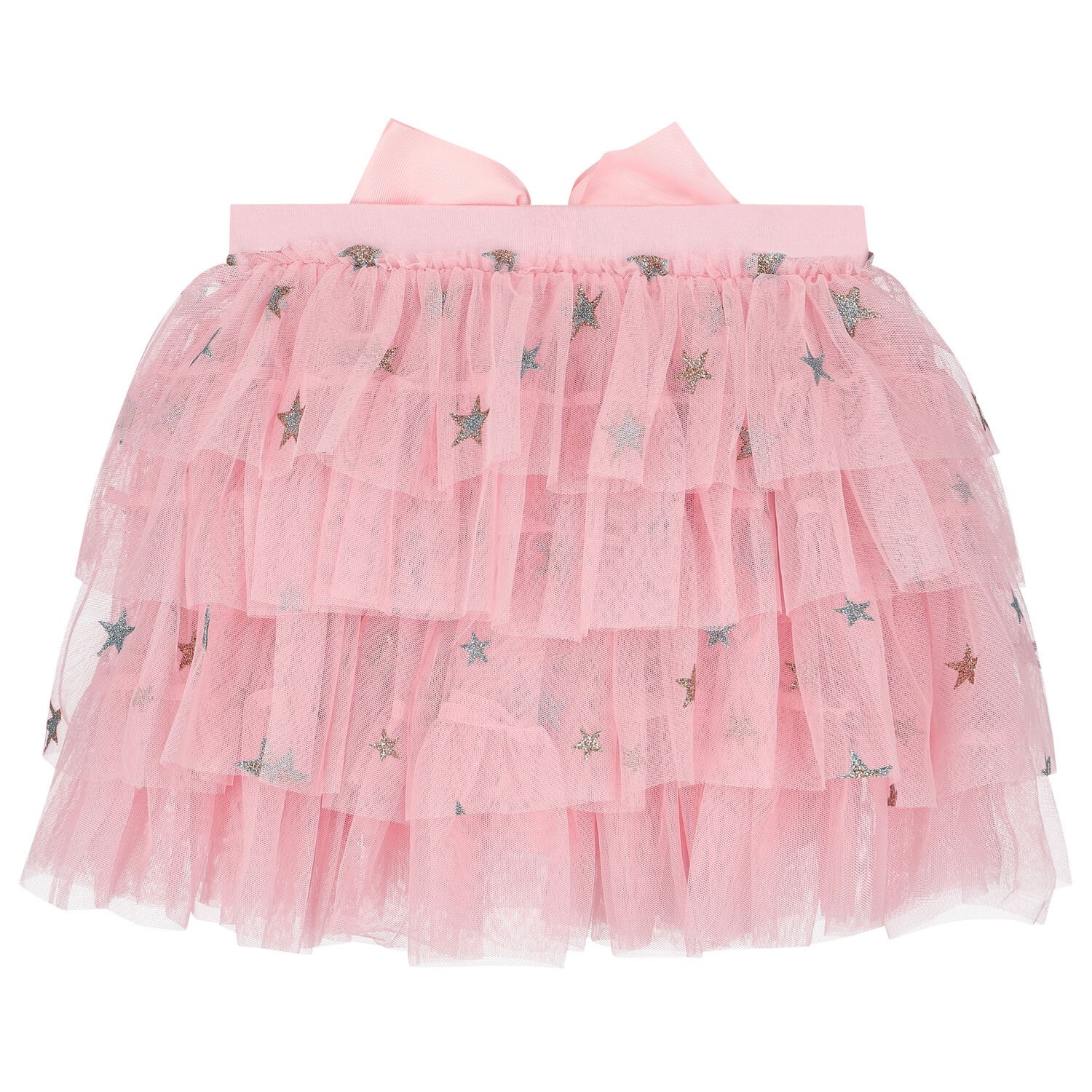 Girls Pink Tulle Skirt, 2, hi-res