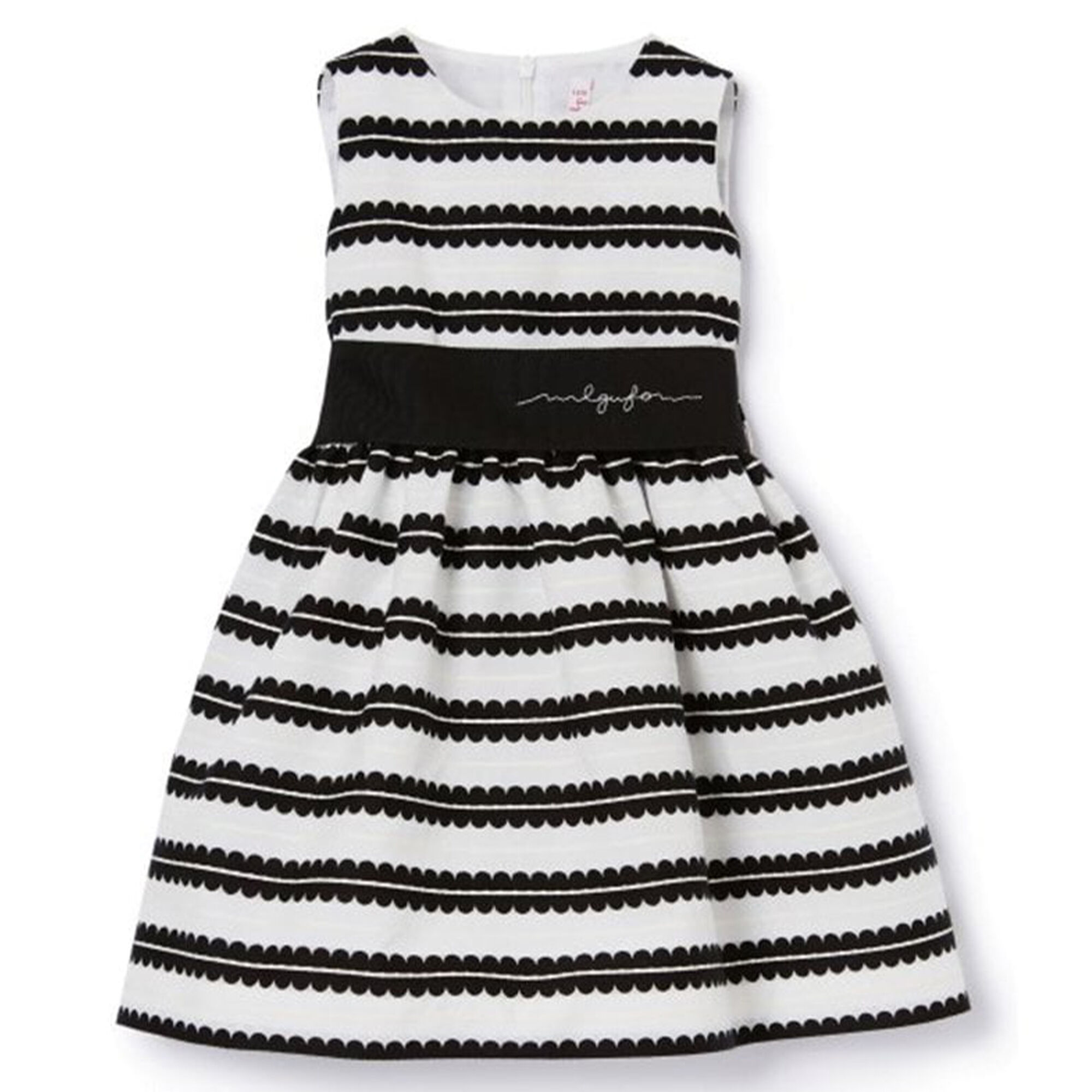 Il gufo white dress top