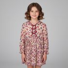 Girls Pink Floral Dress, 1, hi-res
