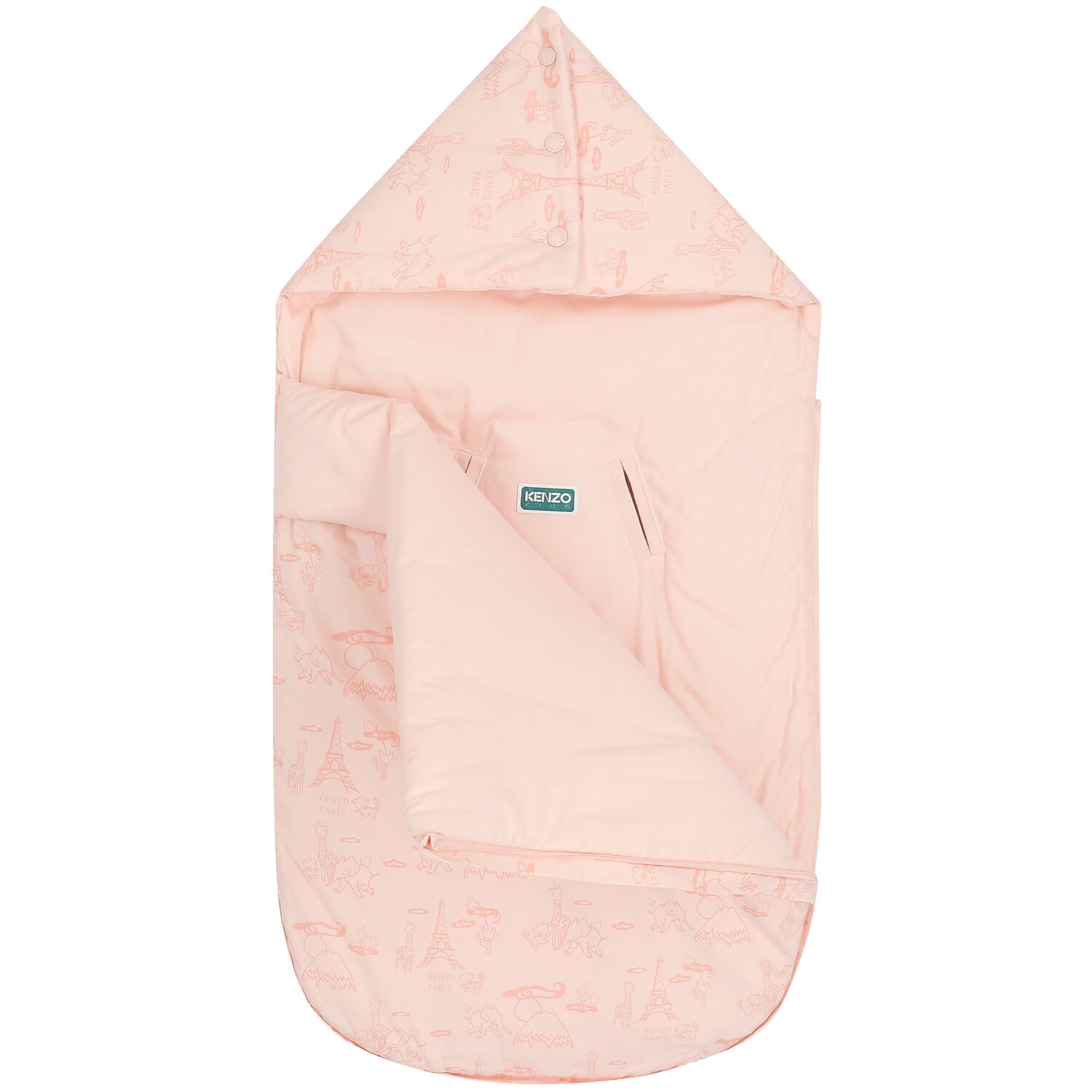 Baby Girls Pink Logo Nest, 2, hi-res