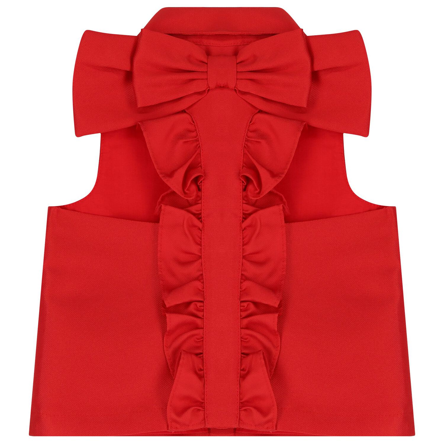 Girls Red & White Skirt Set, 1, hi-res image number null