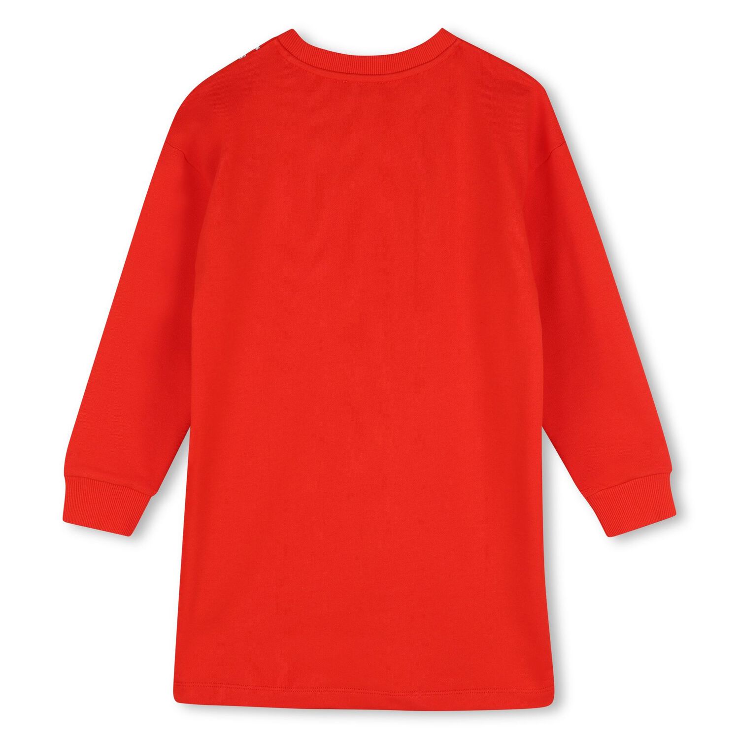 Girls Red Bag Sweatshirt Dress, 1, hi-res