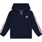Boys Navy Logo Tracksuit, 1, hi-res