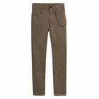 Boys Khaki Jeans Style Trousers, 1, hi-res