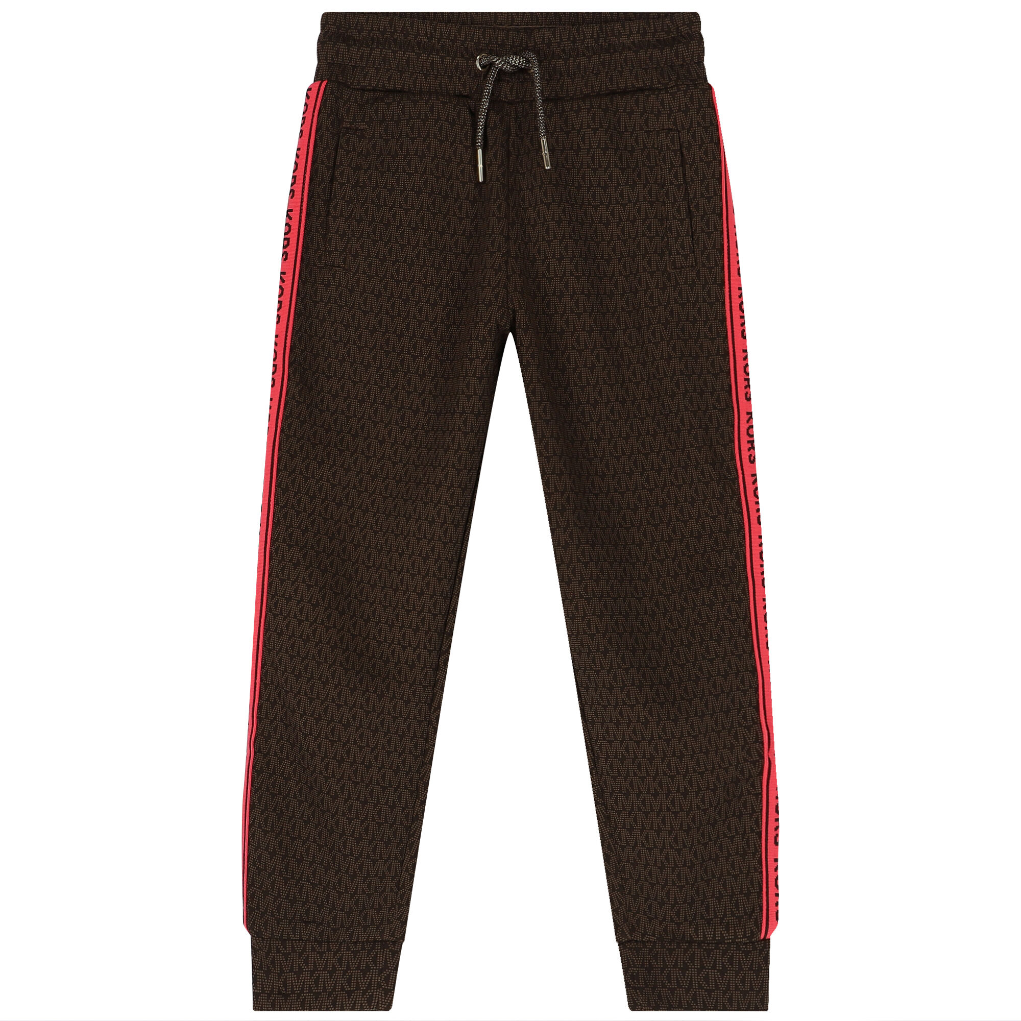 MICHAEL KORS Girls Brown Logo Joggers Junior Couture UAE