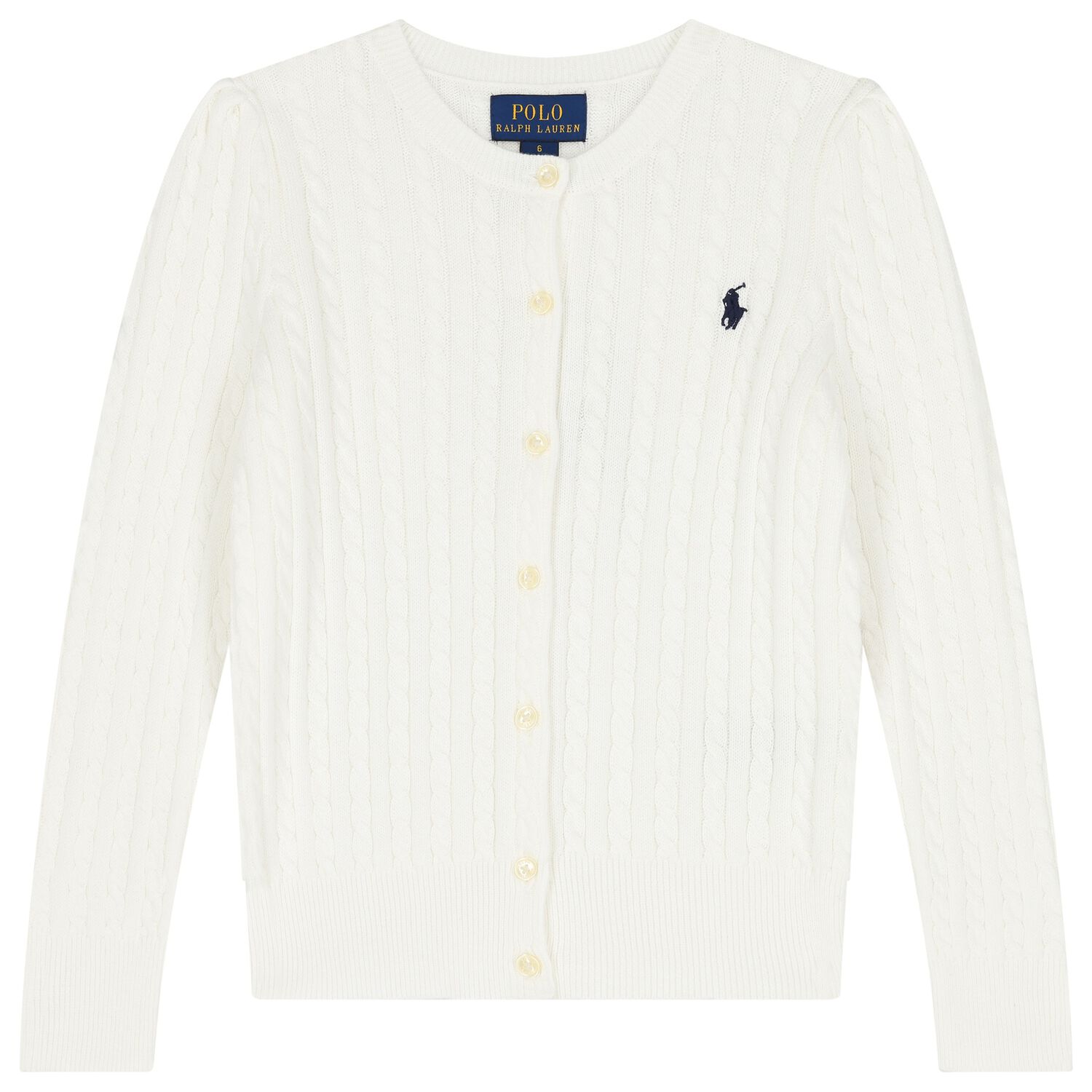 كارديجان بنات بالشعار باللون العاجي, 1, hi-res image number null