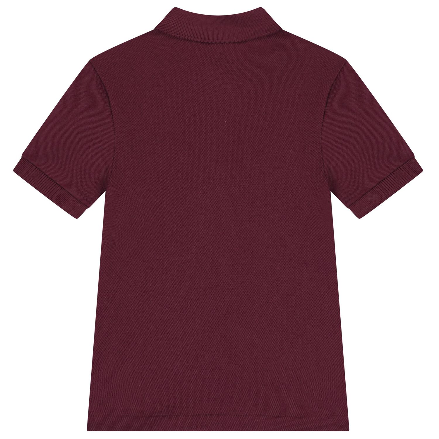 Boys Burgundy Logo Polo Shirt, 4, hi-res image number null