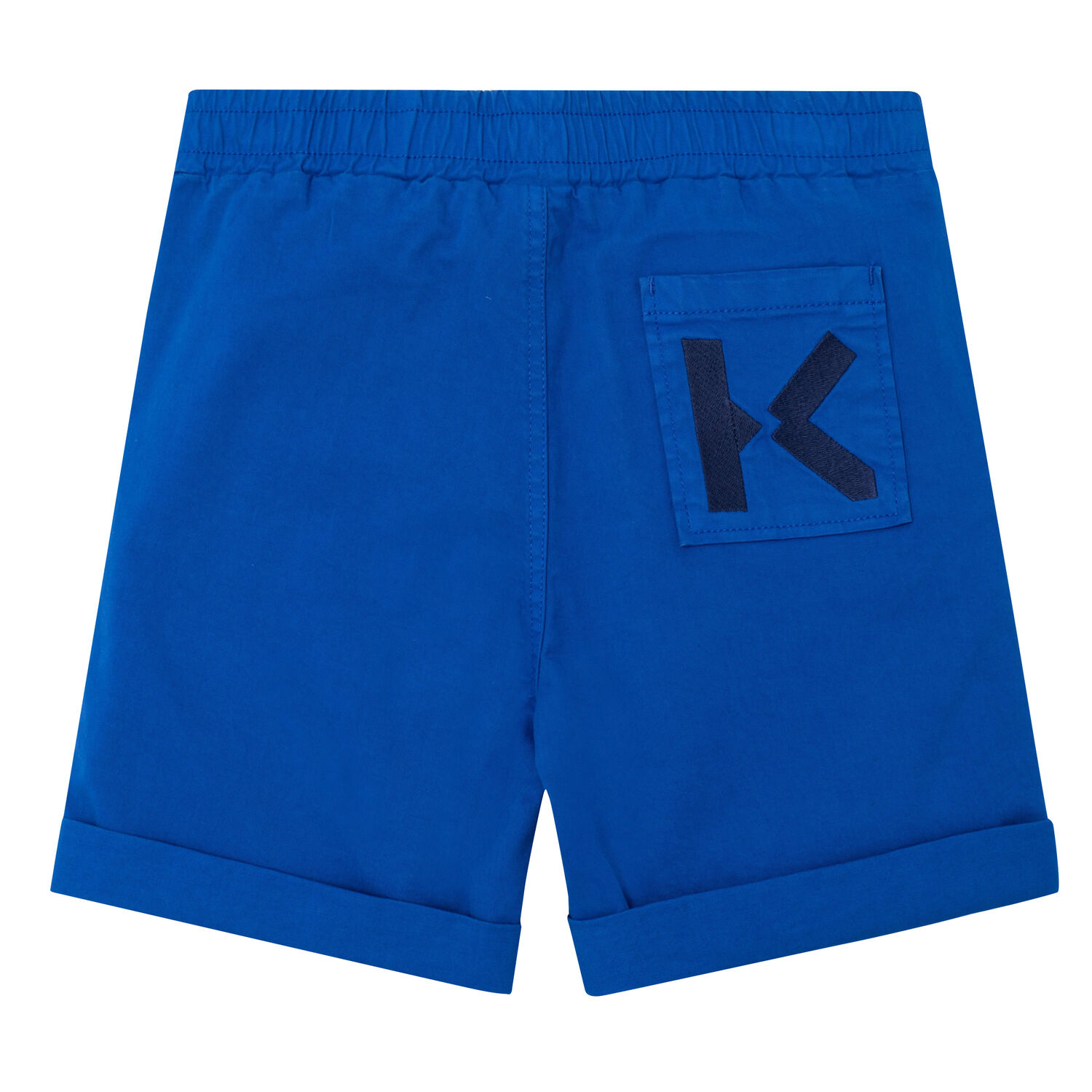 Boys Blue Logo Shorts, 2, hi-res
