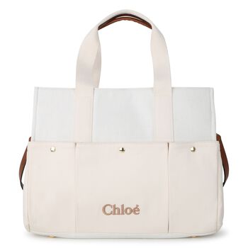 Ivory Logo Baby Changing Bag