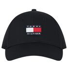 Boys Black Logo Cap, 3, hi-res