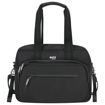 Black Logo Baby Changing Bag