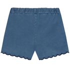 طقم بنات شورت باللون الأصفر والكحلي, 1, hi-res