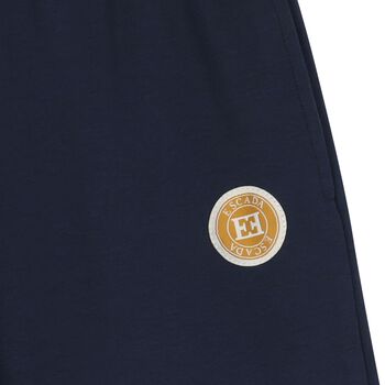 Girls Navy Blue Logo Trousers 