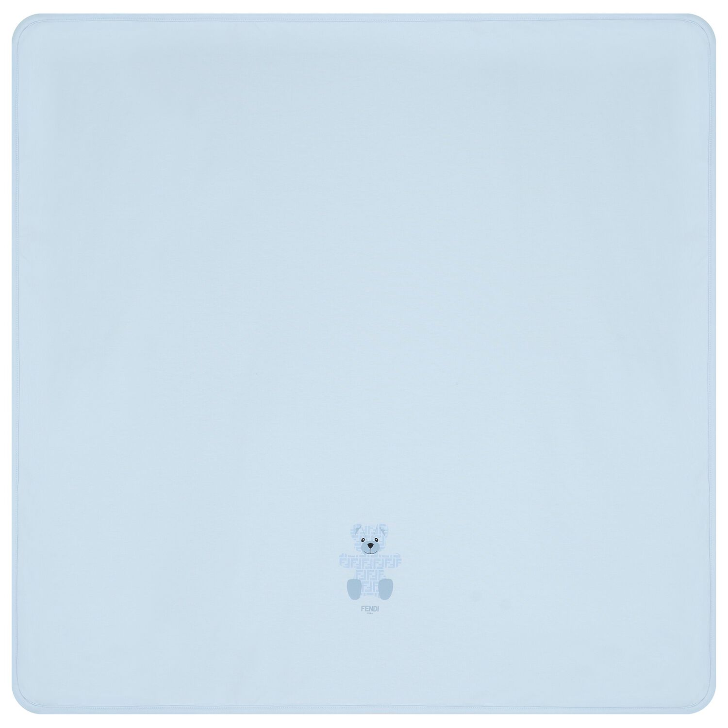 Baby Boys Blue Teddy Bear Logo Blanket, 3, hi-res image number null