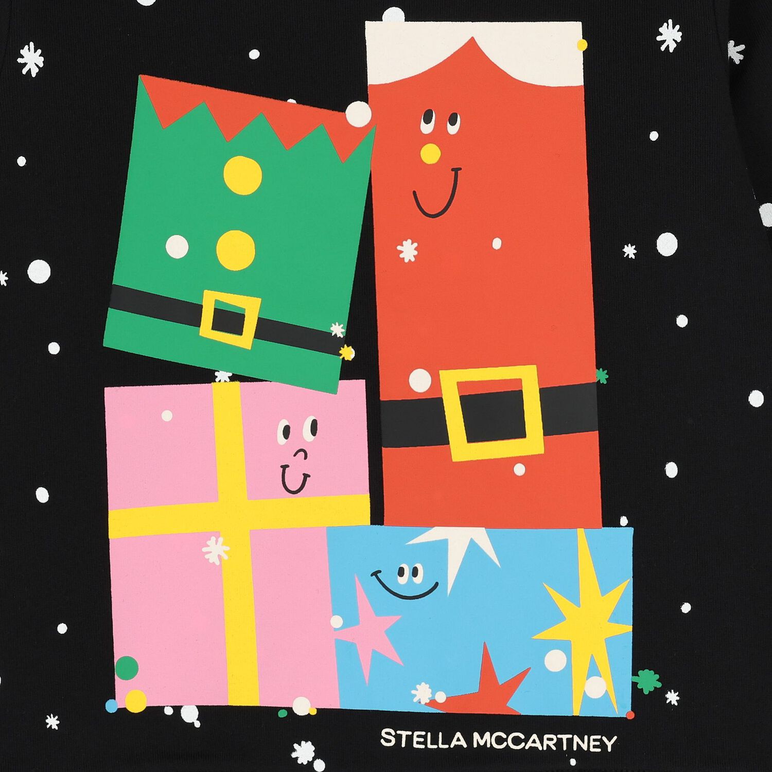 Girls Black Gifts Sweatshirt, 1, hi-res