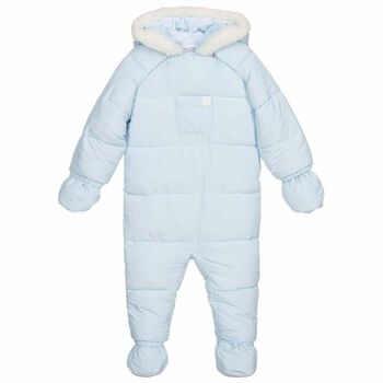 Baby Boys Blue Snowsuit