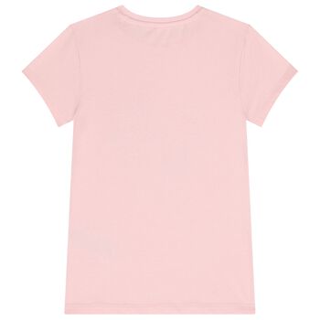 Girls Pink Logo T-Shirt