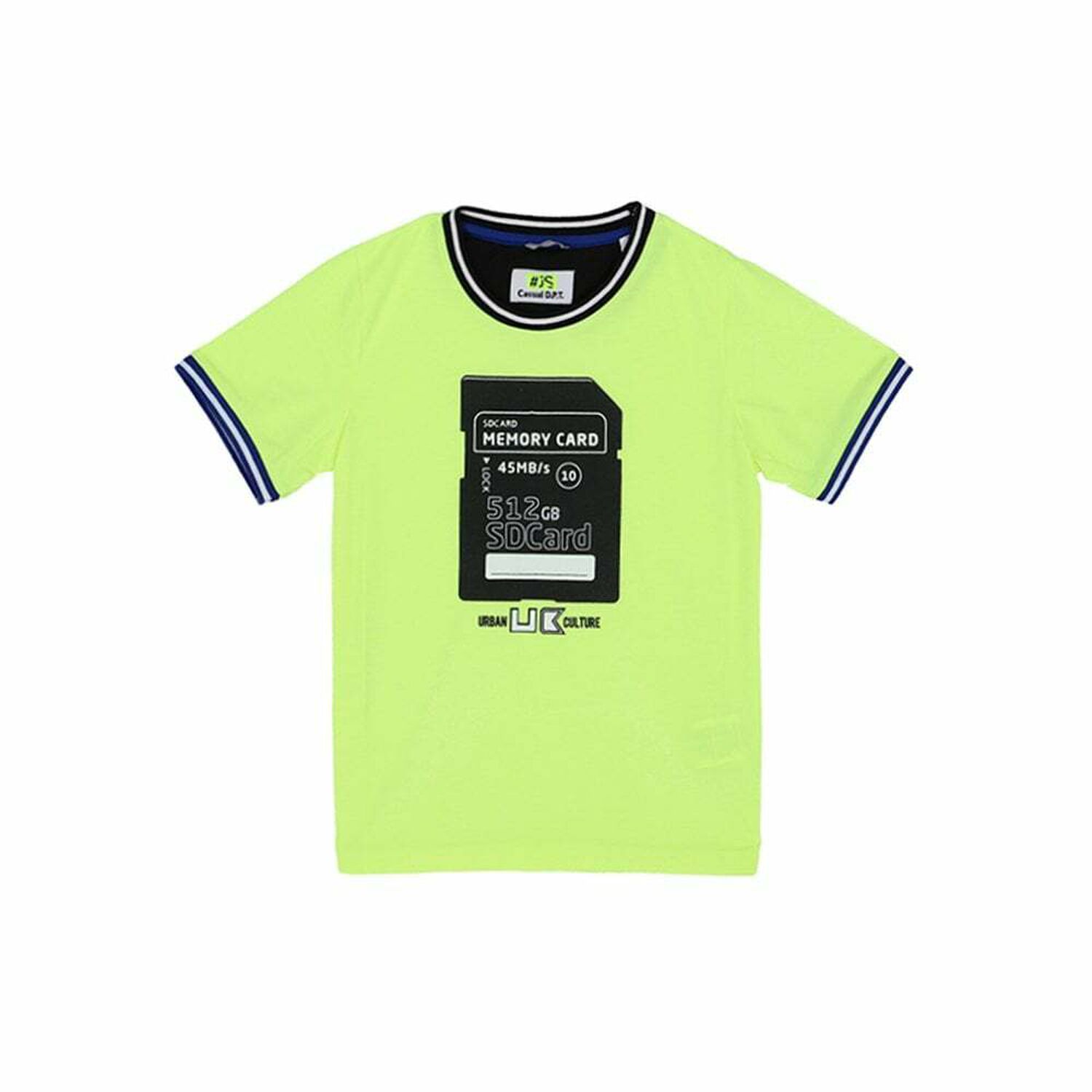 Boys Neon Green T-Shirt, 1, hi-res image number null