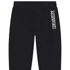 Boys Black Logo Joggers, 1, hi-res