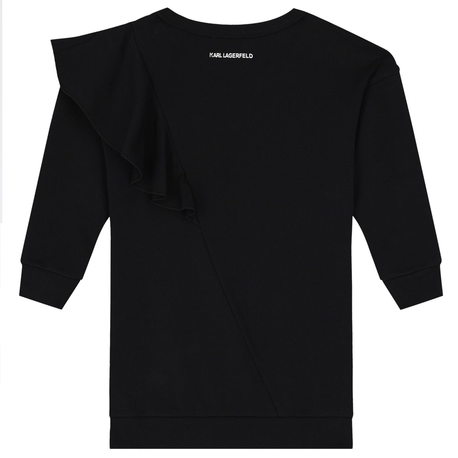 Girls Black Choupette Dress, 1, hi-res