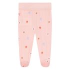 طقم هدية بنات باللون العاجي والوردي , 1, hi-res