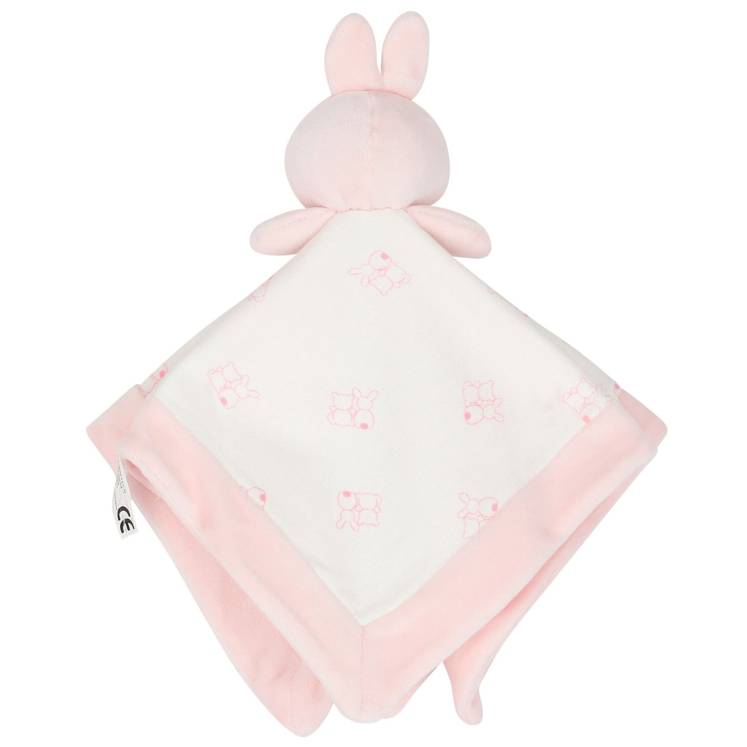 Baby Girls Pink Bunny Comforter, 1, hi-res image number null