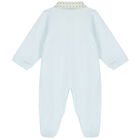 Blue & Gold Logo Babygrow, 2, hi-res