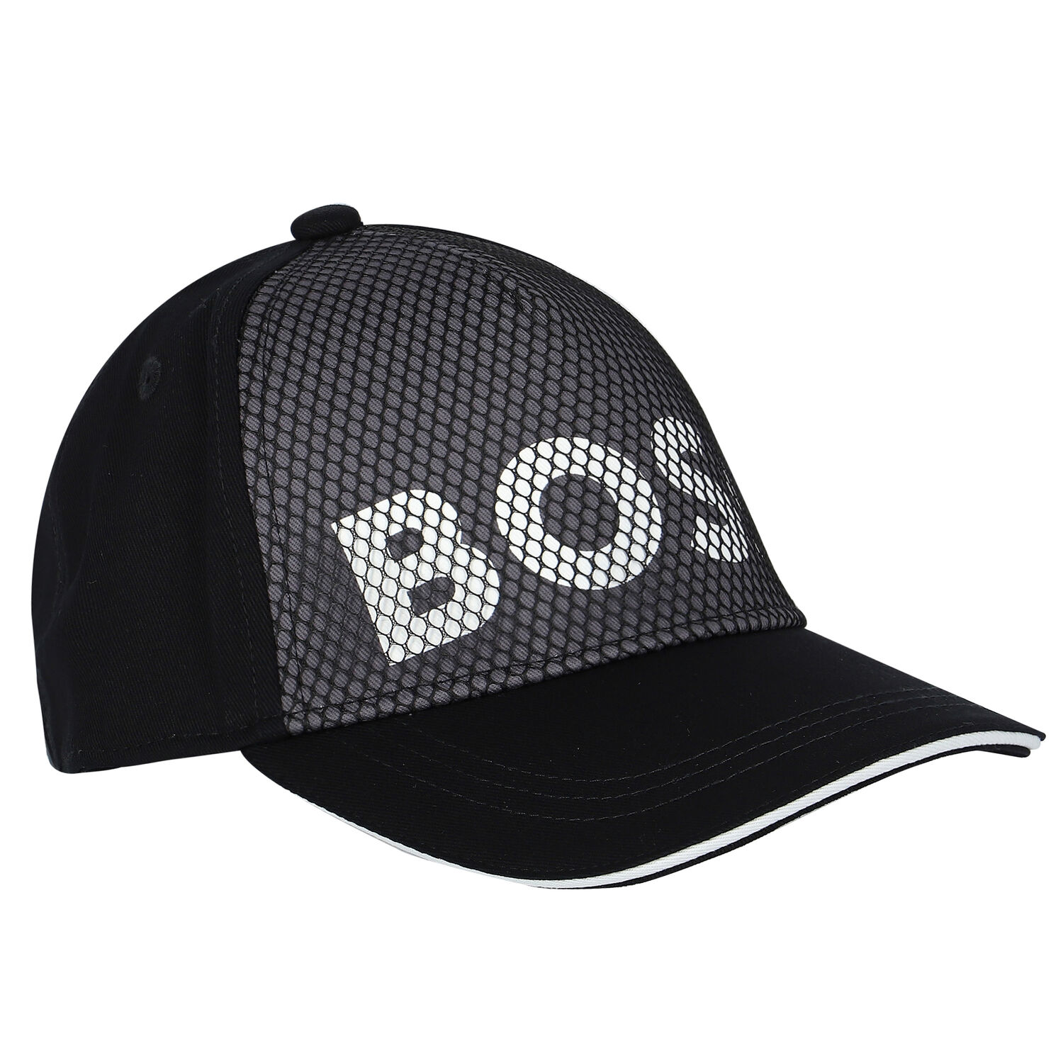 Boys Black Logo Cap, 1, hi-res image number null