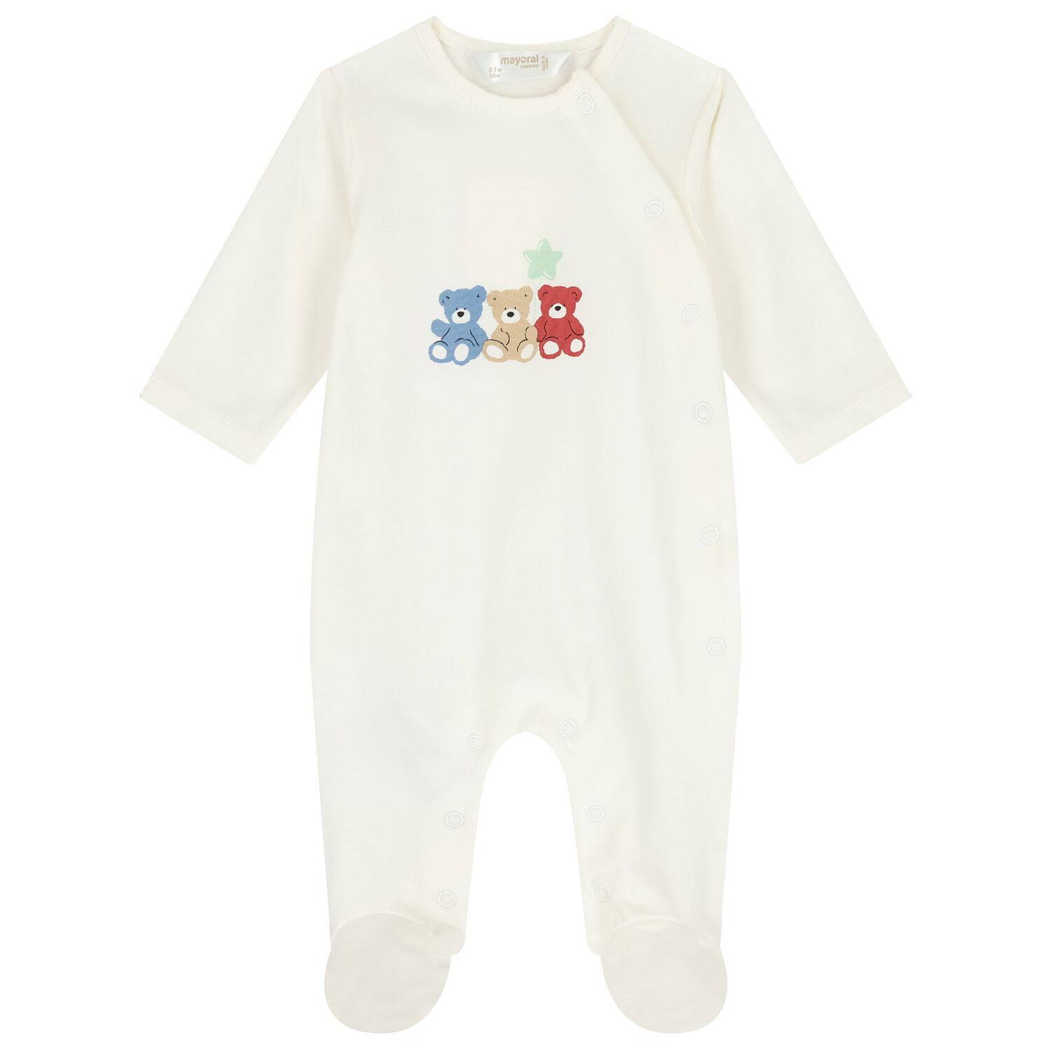 بدله أطفال للأولاد باللون العاجي  ( 2 قطعه ) , 2, hi-res