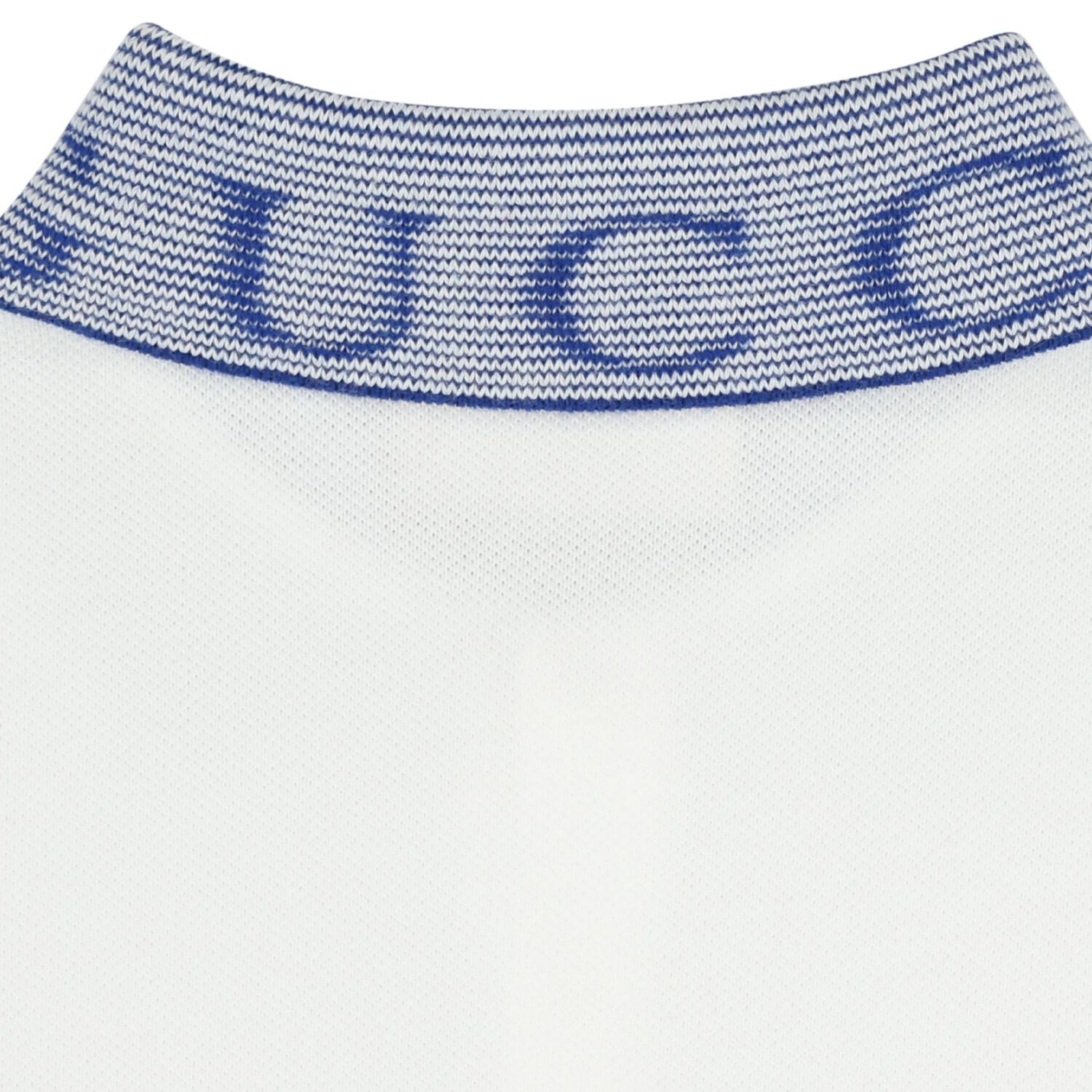 Baby Boys White & Blue Polo Shirt, 1, hi-res