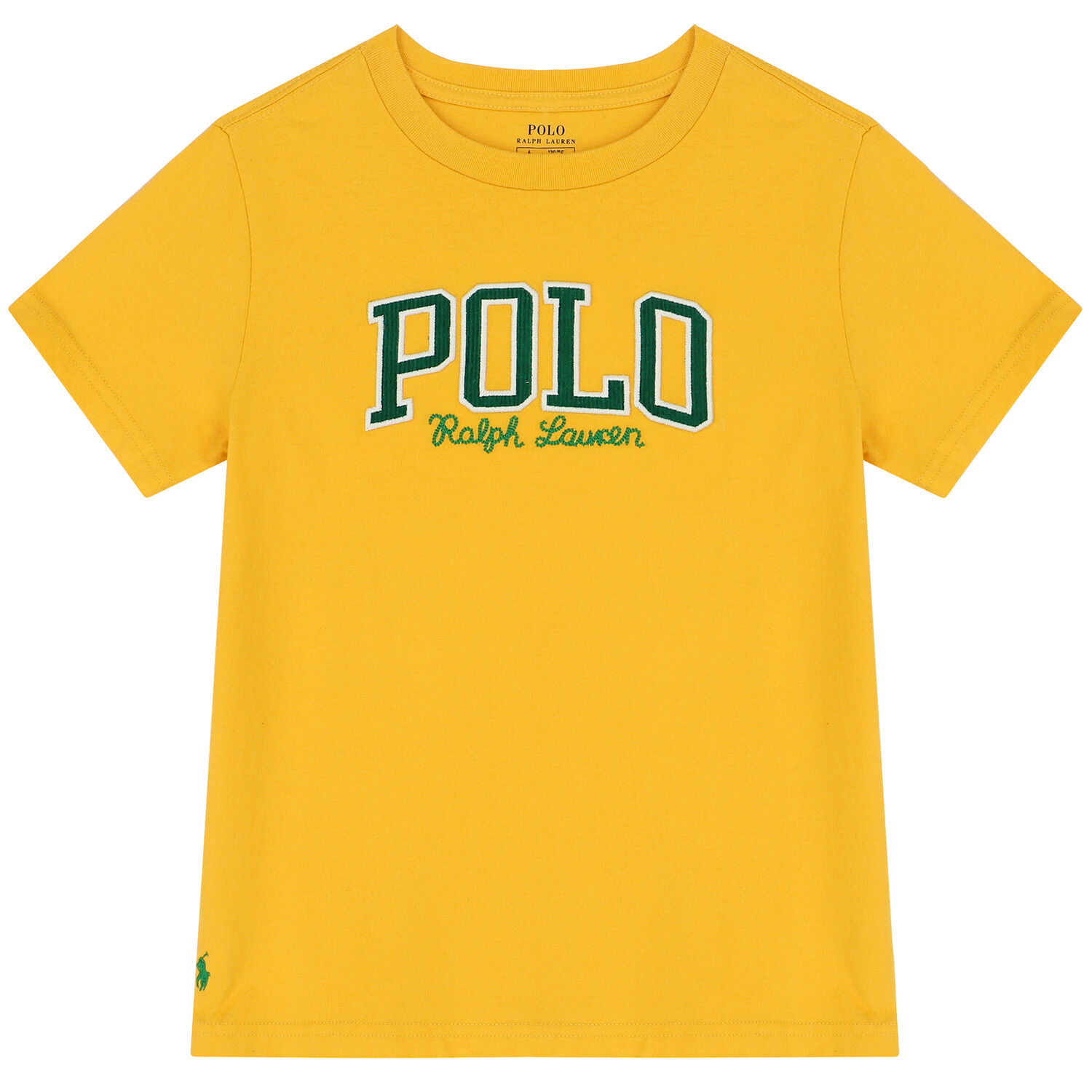 تيشيرت بالشعار باللون الأصفر للأولاد, 2, hi-res image number null