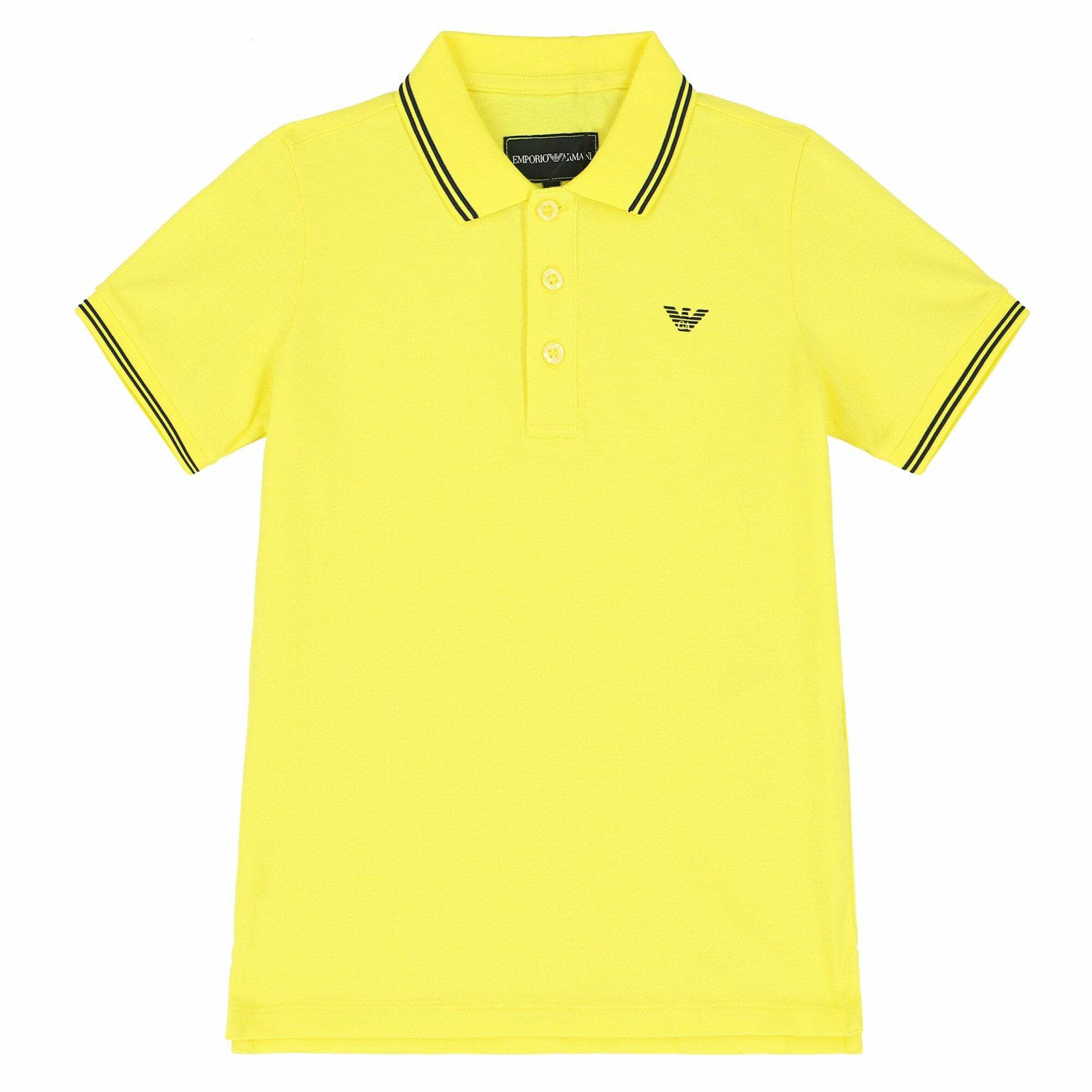 Yellow armani t shirt outlet