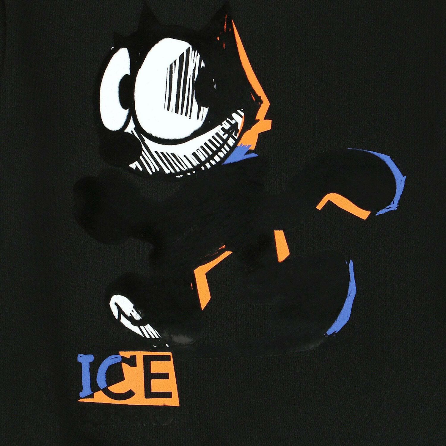 سويت شيرت مطبع باللون الاسود للاولاد, 1, hi-res