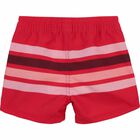 Younger Boys Red Logo Swim Shorts, 1, hi-res