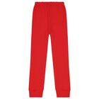 طقم بدلة بنات رياضية مكشكشة  باللون الأبيض والأحمر , 1, hi-res