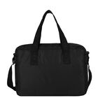 Black Teddy Bear Logo Baby Changing Bag, 2, hi-res