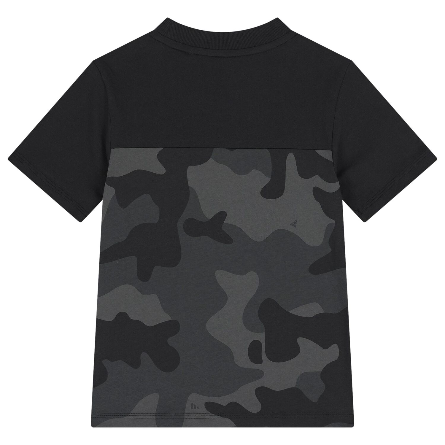 Boys Black Camoflauge T-Shirt, 1, hi-res