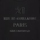 فستان بالشعار باللون الاسود للبنات, 1, hi-res