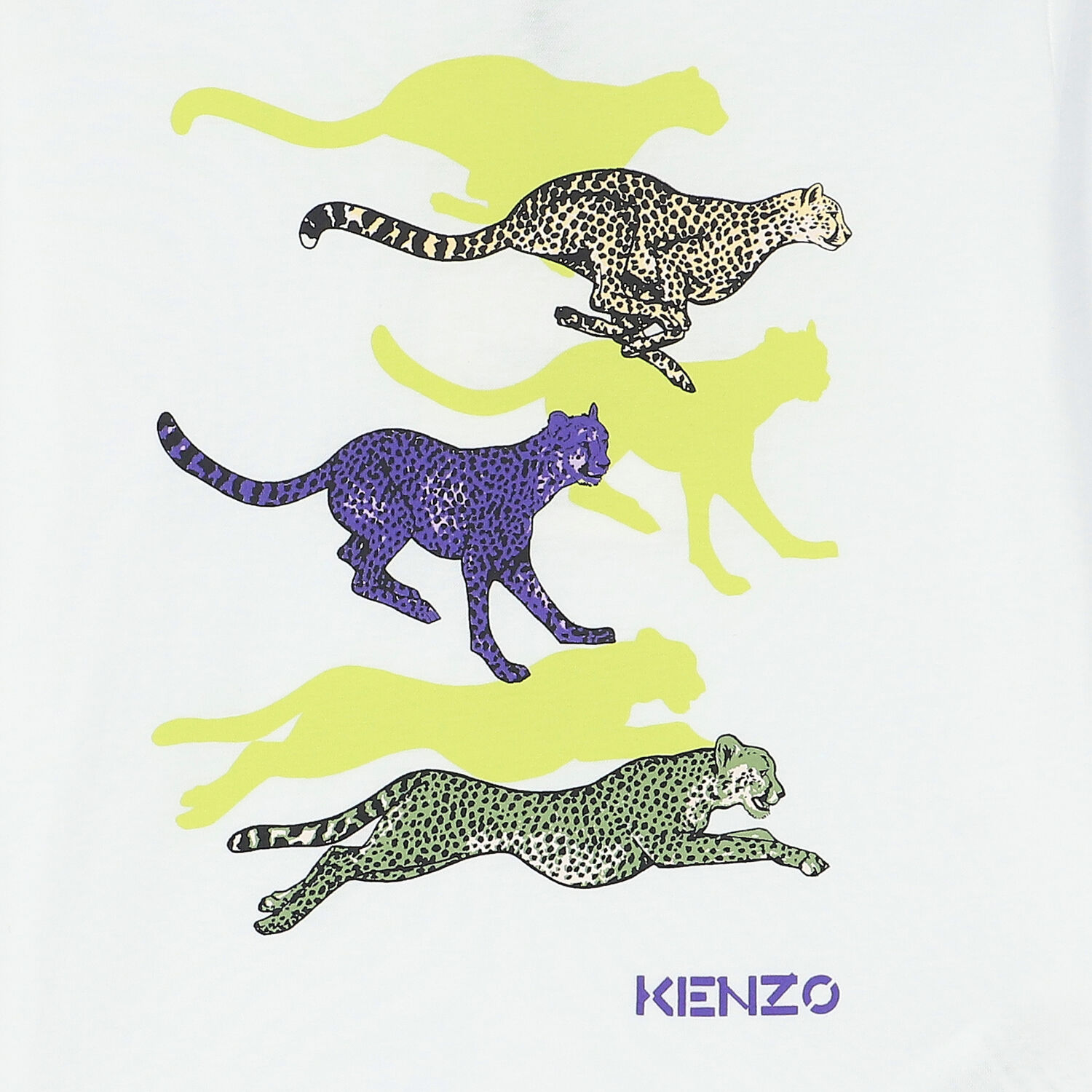 Boys White Cheetah T-Shirt, 1, hi-res