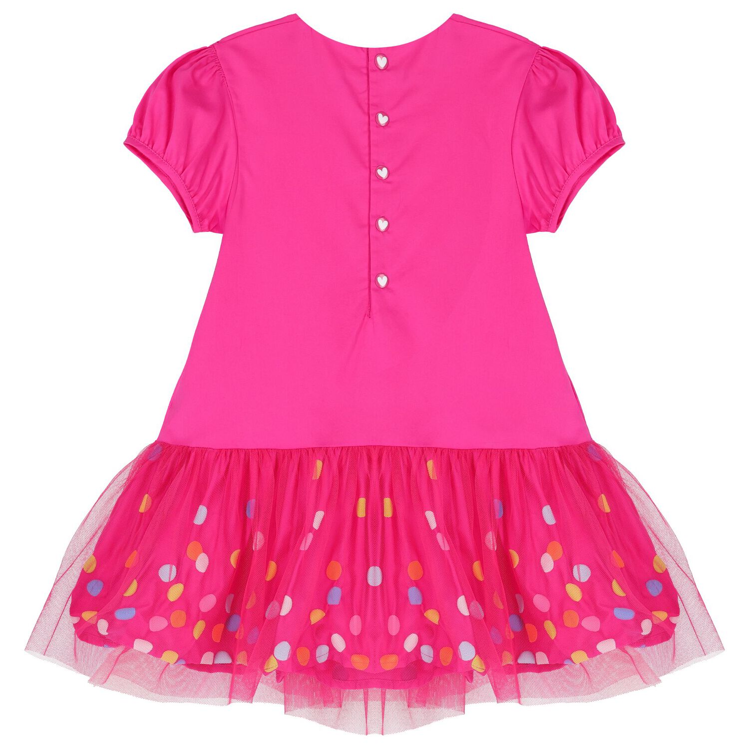 Girls Pink Tulle Dress, 1, hi-res image number null