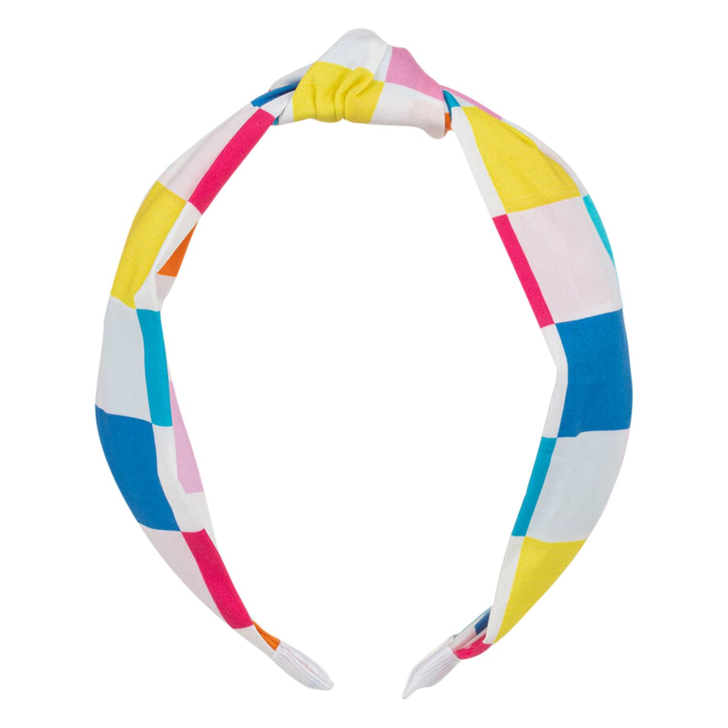 Girls Multi-Colored Check Headband, 1, hi-res image number null