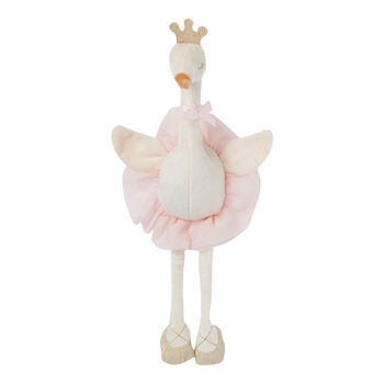 Baby Girls Ivory & Pink Bird Toy