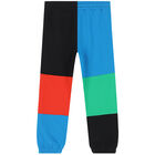 Boys Multi-Colored Panel Joggers, 1, hi-res