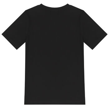 Boys Black Logo T-Shirt
