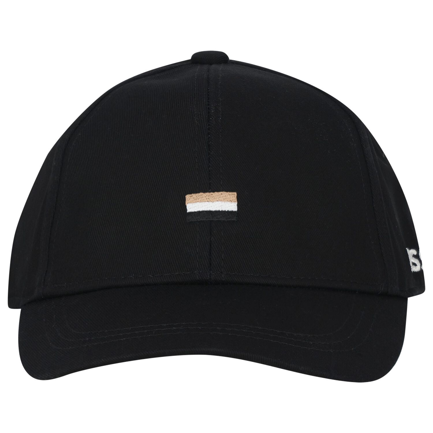 Boys Black Logo Cap, 1, hi-res