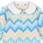 Blue & Yellow Zig Zag Babygrow, 2, hi-res