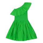Girls Green Ruffle Chloey Dress, 4, hi-res